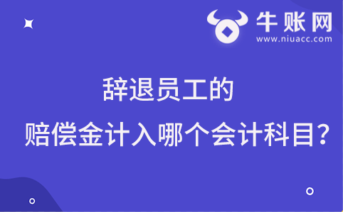 辞退员工的赔偿金计入哪个会计科目？