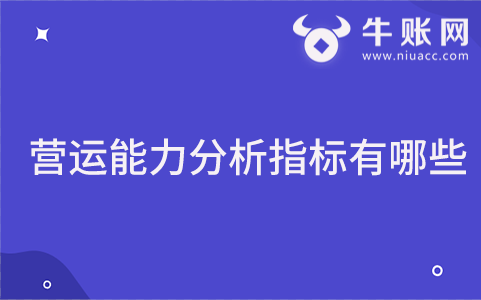 常见的营运能力分析指标有哪些