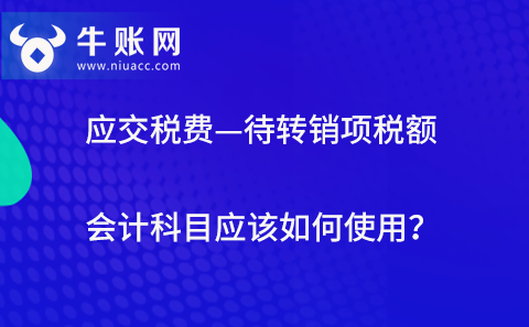 “应交税费—待转销项税额”会计科目应该如何使用？