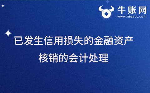已发生信用损失的金融资产核销的会计处理