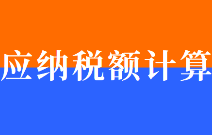 小规模纳税人应纳税额的计算