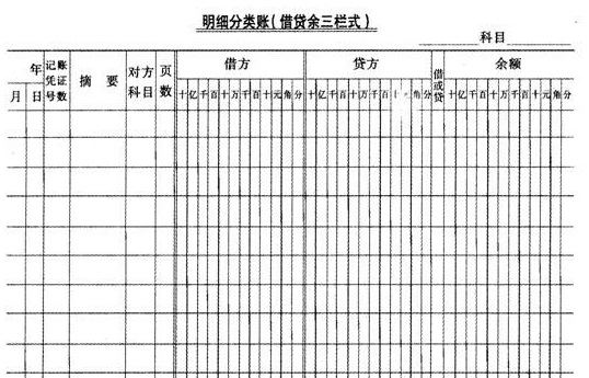 日记账和明细账的区别 做账表格怎么做明细