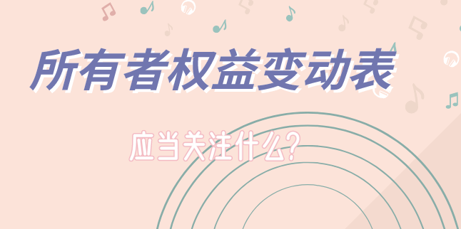 在所有者权益变动表中应关注的信息有哪些？