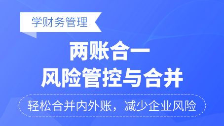 两账合一风险管控与合并