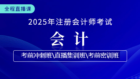2025年注会会计考前冲刺第二讲