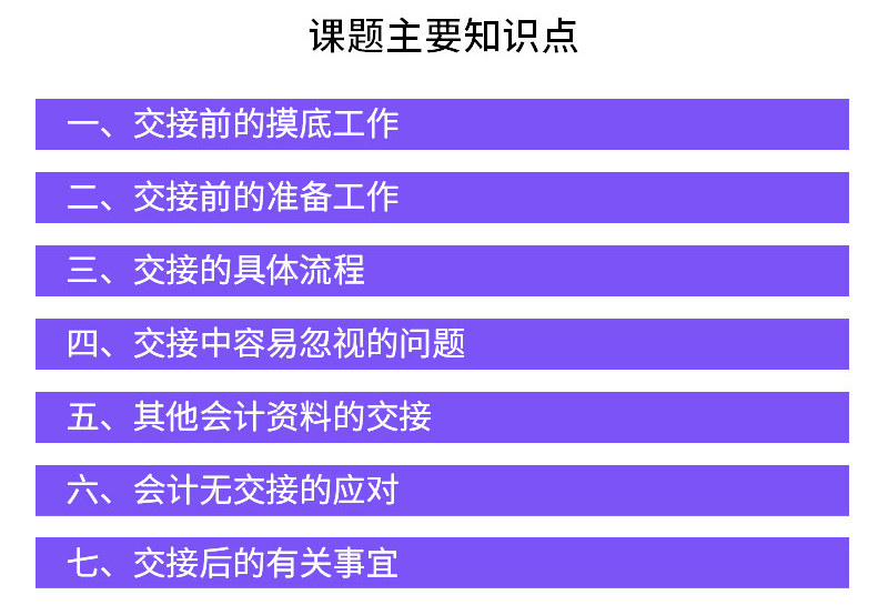 财务交接漏洞防范大纲2