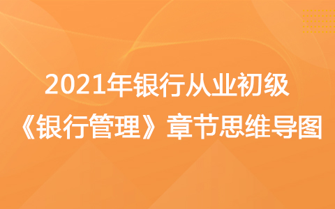 2021银行从业初级《银行管理》思维导图-内部控制、合规管理与审计