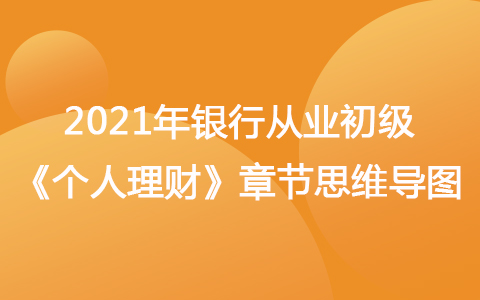 2021银行从业初级《个人理财》思维导图-理财规划计算工具与方法