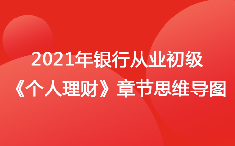 2021银行从业初级《个人理财》思维导图-个人理财概述