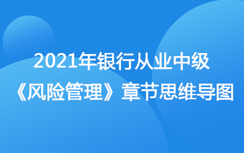 2021银行从业中级《风险管理》思维导图-操作风险管理