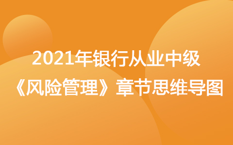 2021银行从业中级《风险管理》思维导图-信用风险管理