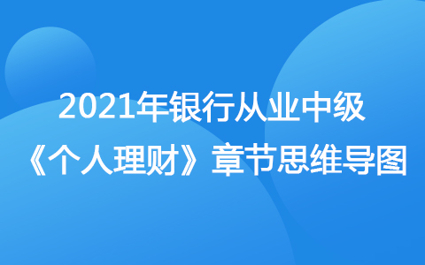 2021银行从业中级《个人理财》思维导图-投资规划