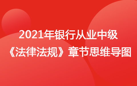 2021银行从业中级《法律法规》思维导图-经济基础知识