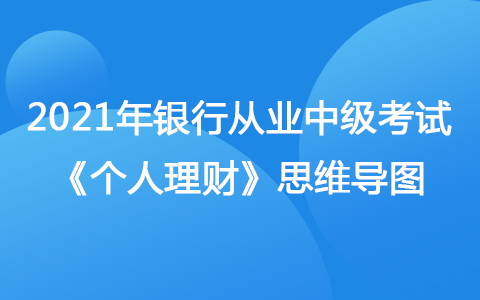 2021年银行从业中级考试《个人理财》思维导图