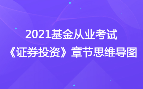 2021基金从业考试《证券投资》思维导图-衍生工具