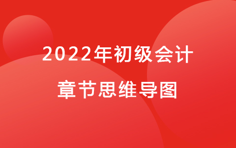 2022年初级会计《经济法》+《会计实务》章节思维导图