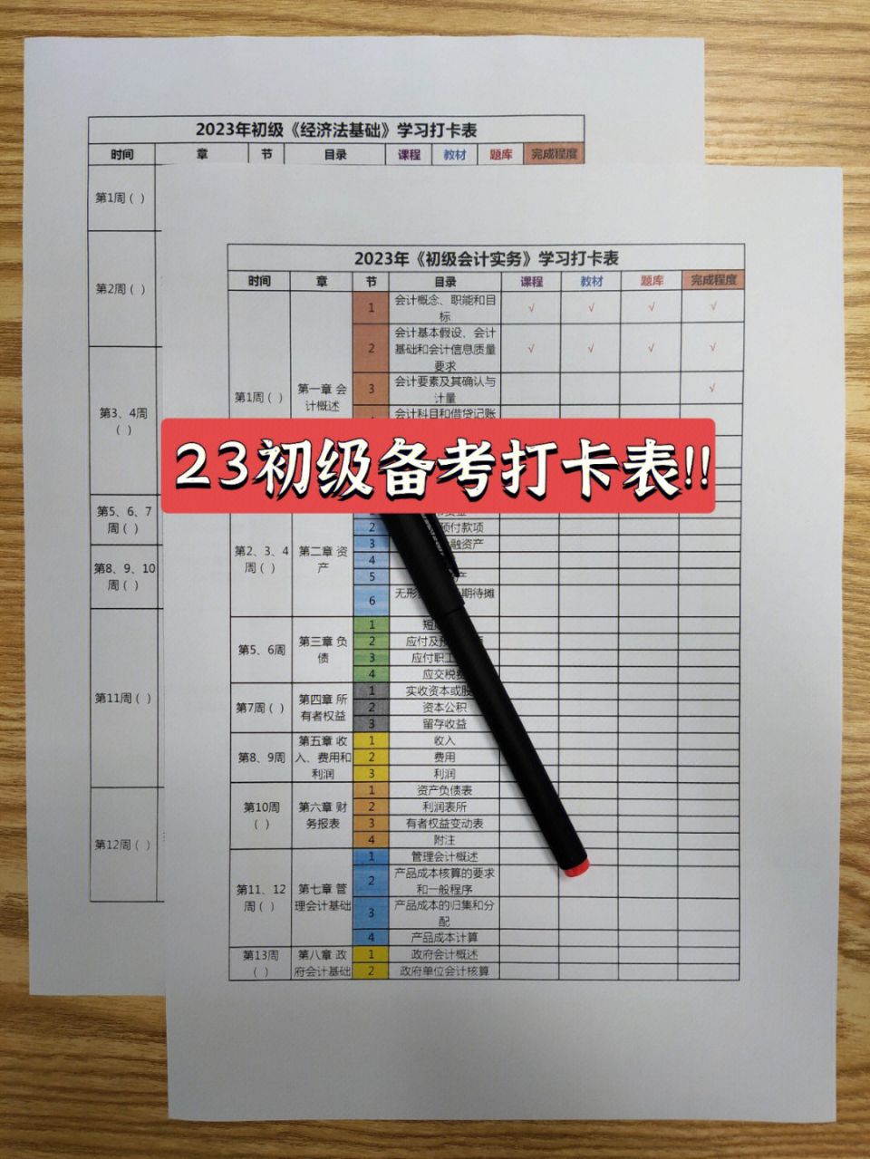 2025年初级会计《备考学习计划》资料