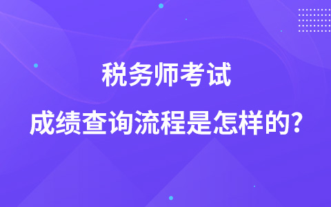 税务师考试成绩查询流程是怎样的?